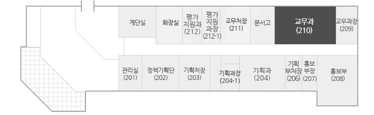 교무과 평면도